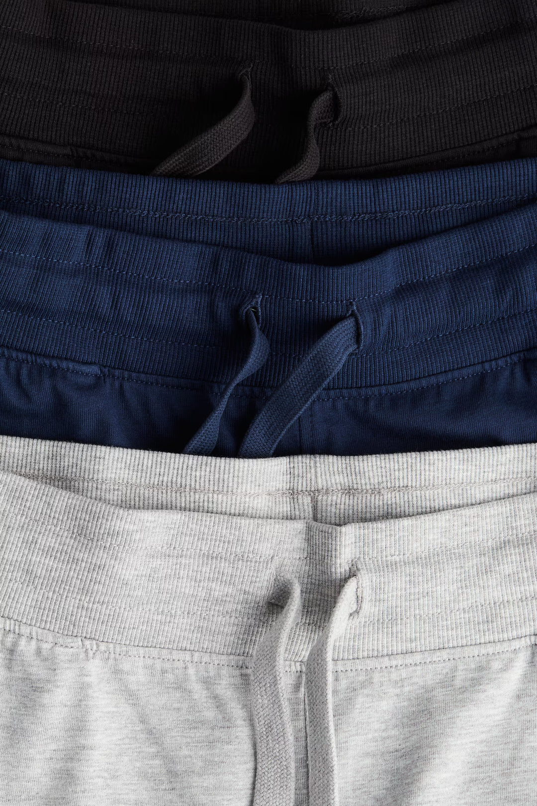 H&M 3-pack Cotton Jersey Joggers