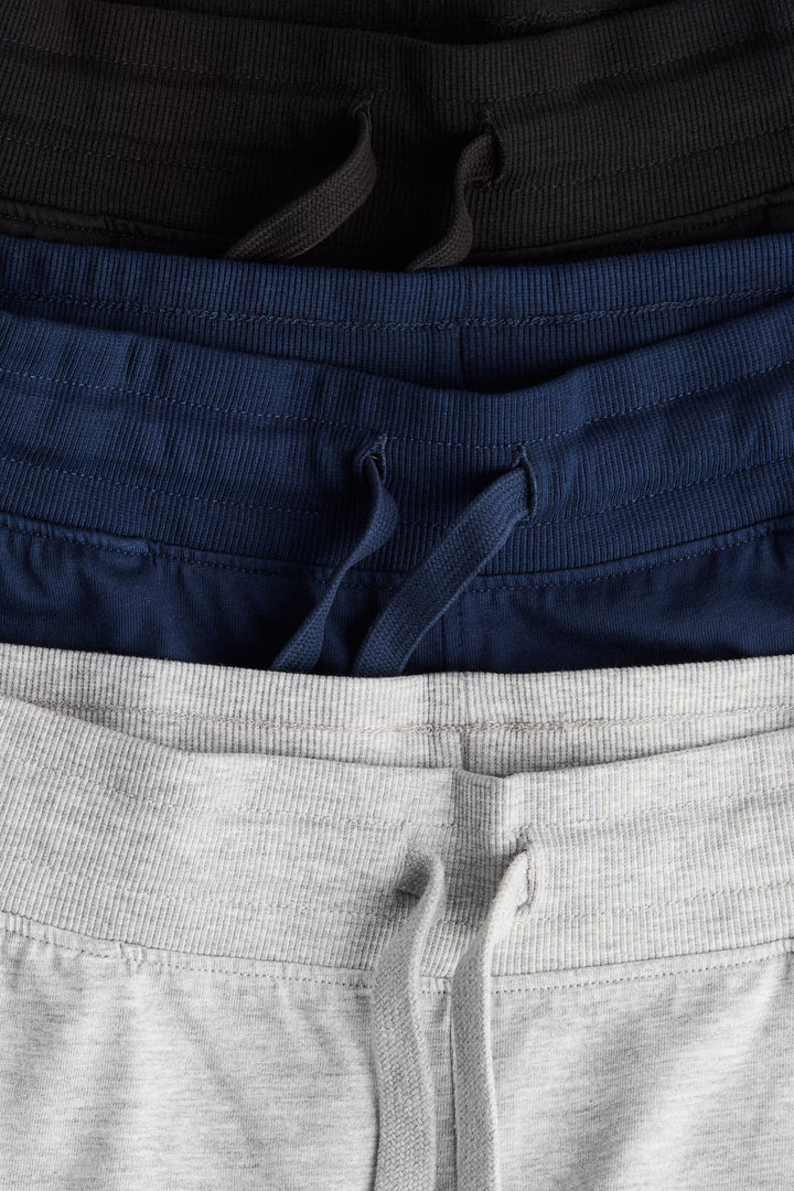 H&M 3-pack Cotton Jersey Joggers