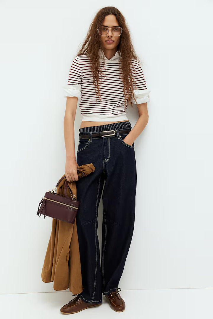 H&M  Fine-Knit T-Shirt