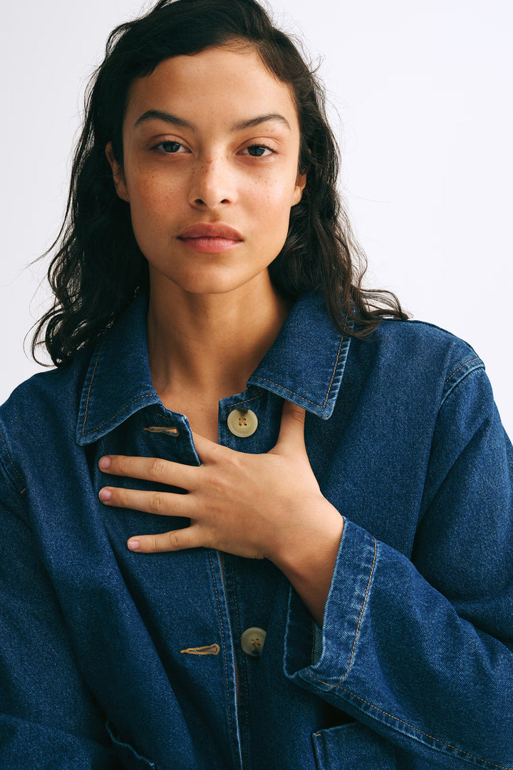 H&M Twill Jacket with Collar