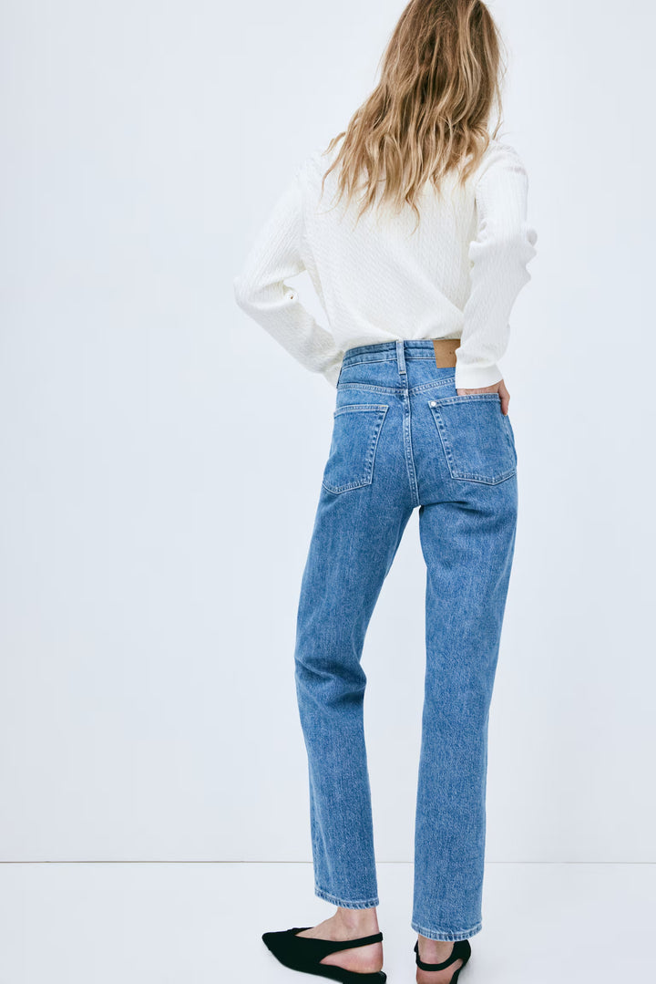 H&M Ultra High Rise Mom Jeans