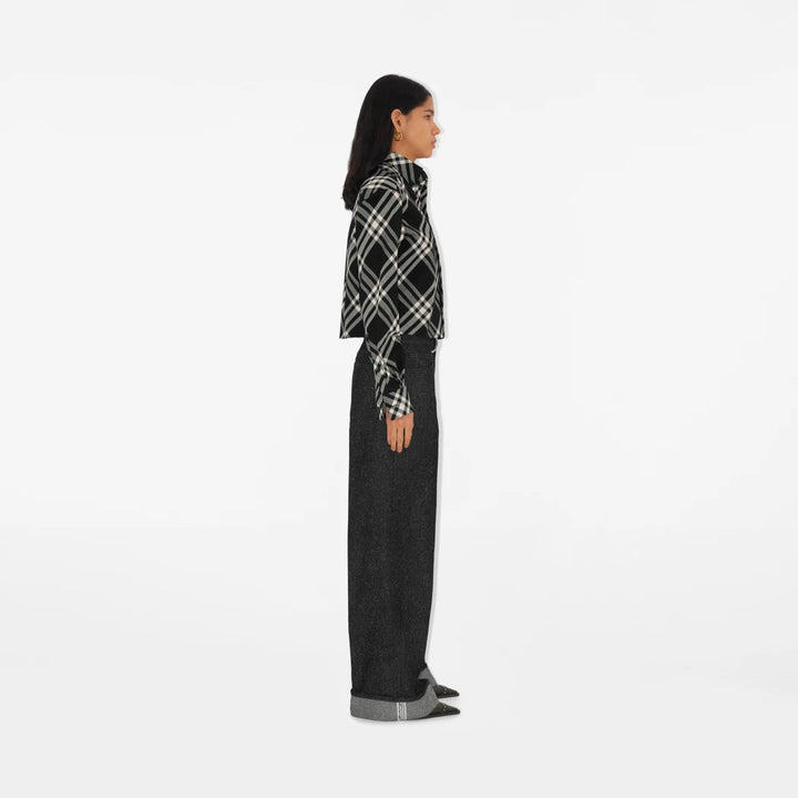 Burberry Cropped Cotton Shirt