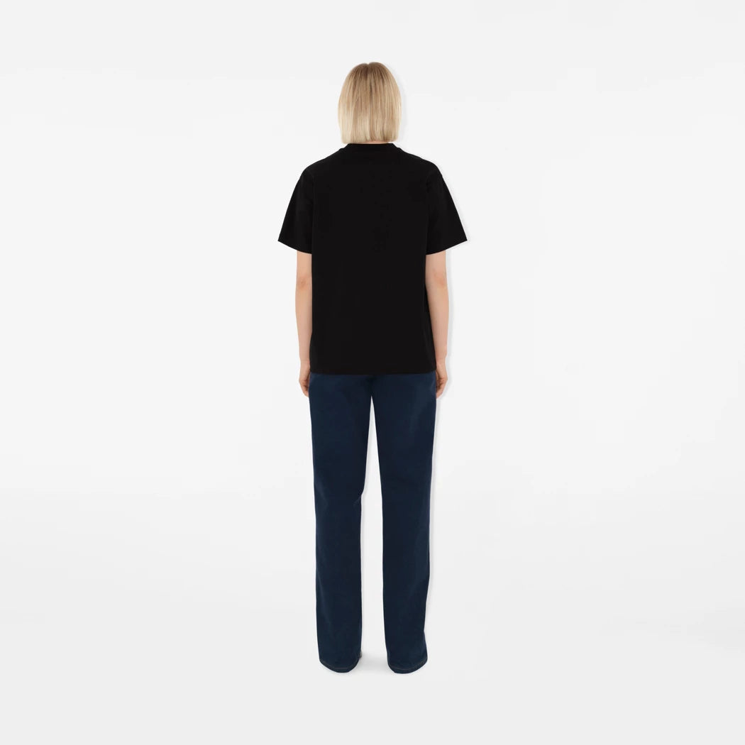 Burberry Check Pocket Cotton T-shirt