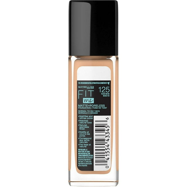 Maybelline New York Fit Me®, Matte + Poreless Liquid Foundation, Fit Me Matte + Poreless Foundation