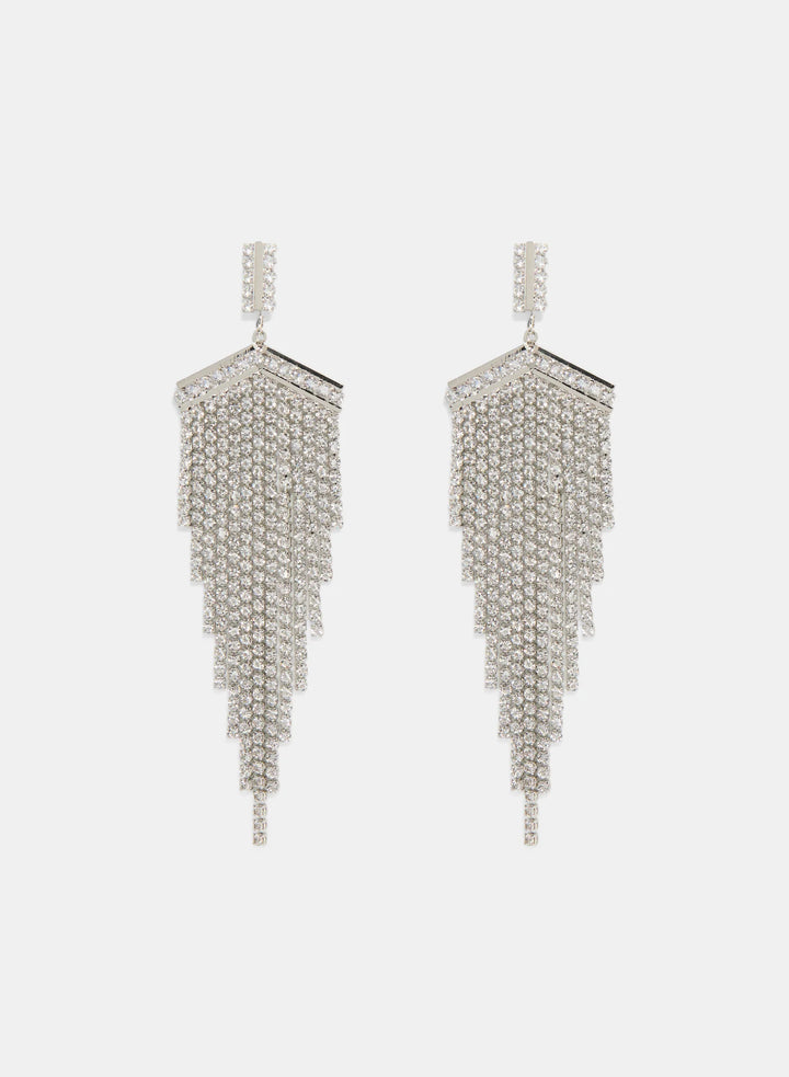 Laura Triangular Chandelier Earrings