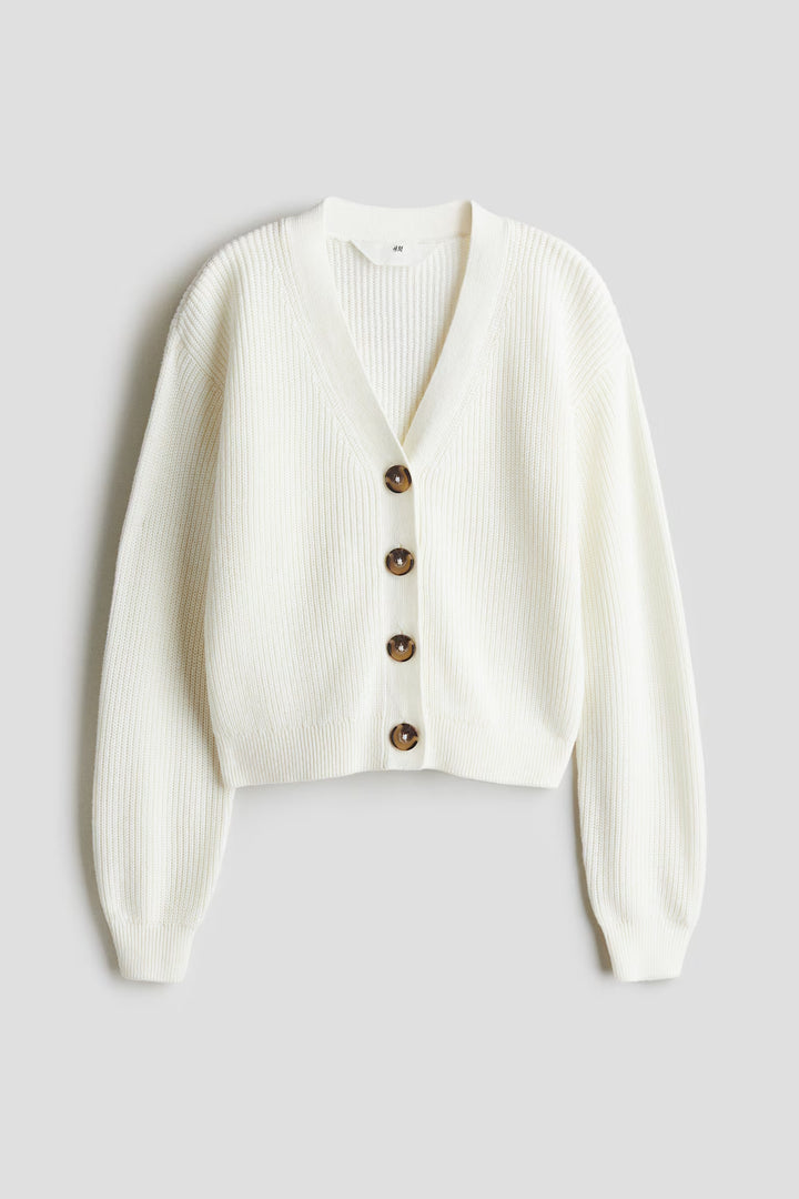H&M Rib-Knit Cardigan
