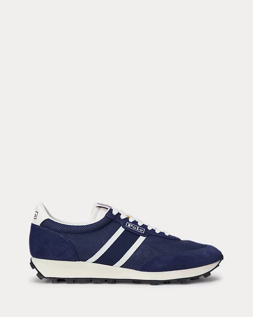 Ralph Lauren PRL Trail 100 Suede & Mesh Sneaker