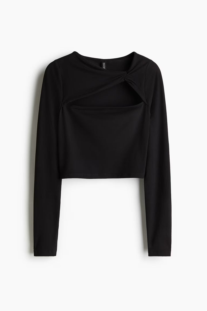 H&M Twist-Detail Crop Top