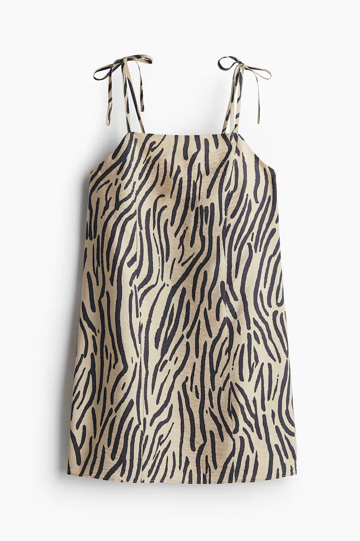 H&M Dress with Tie Shoulder Straps