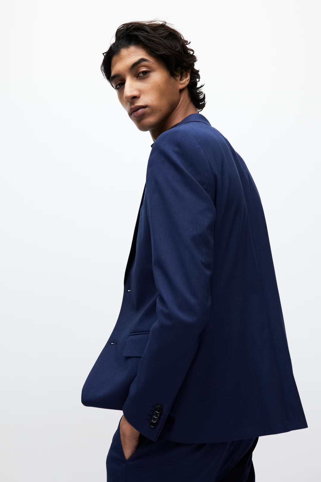 H&M Skinny Fit Single-Breasted Jacket