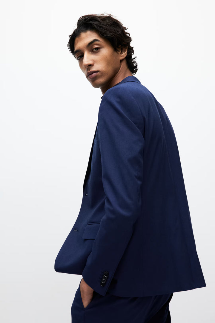 H&M Skinny Fit Single-Breasted Jacket