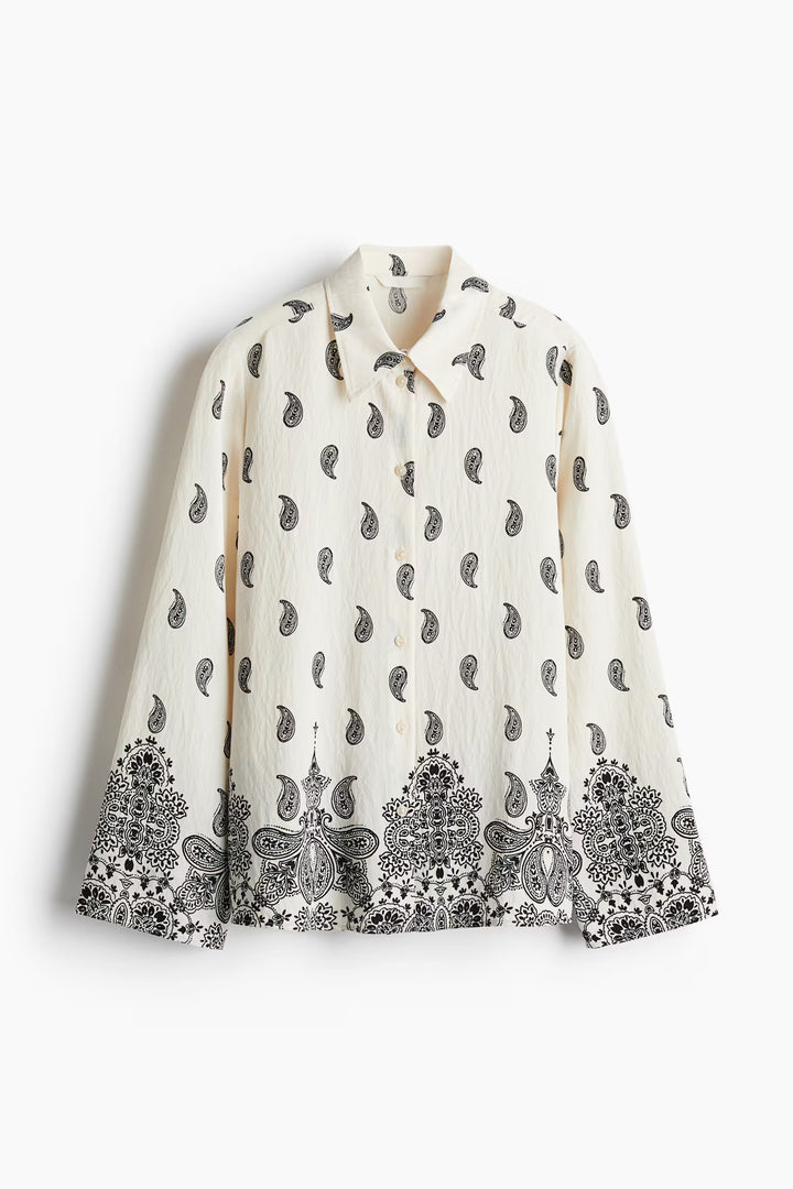 H&M Patterned Twill Shirt