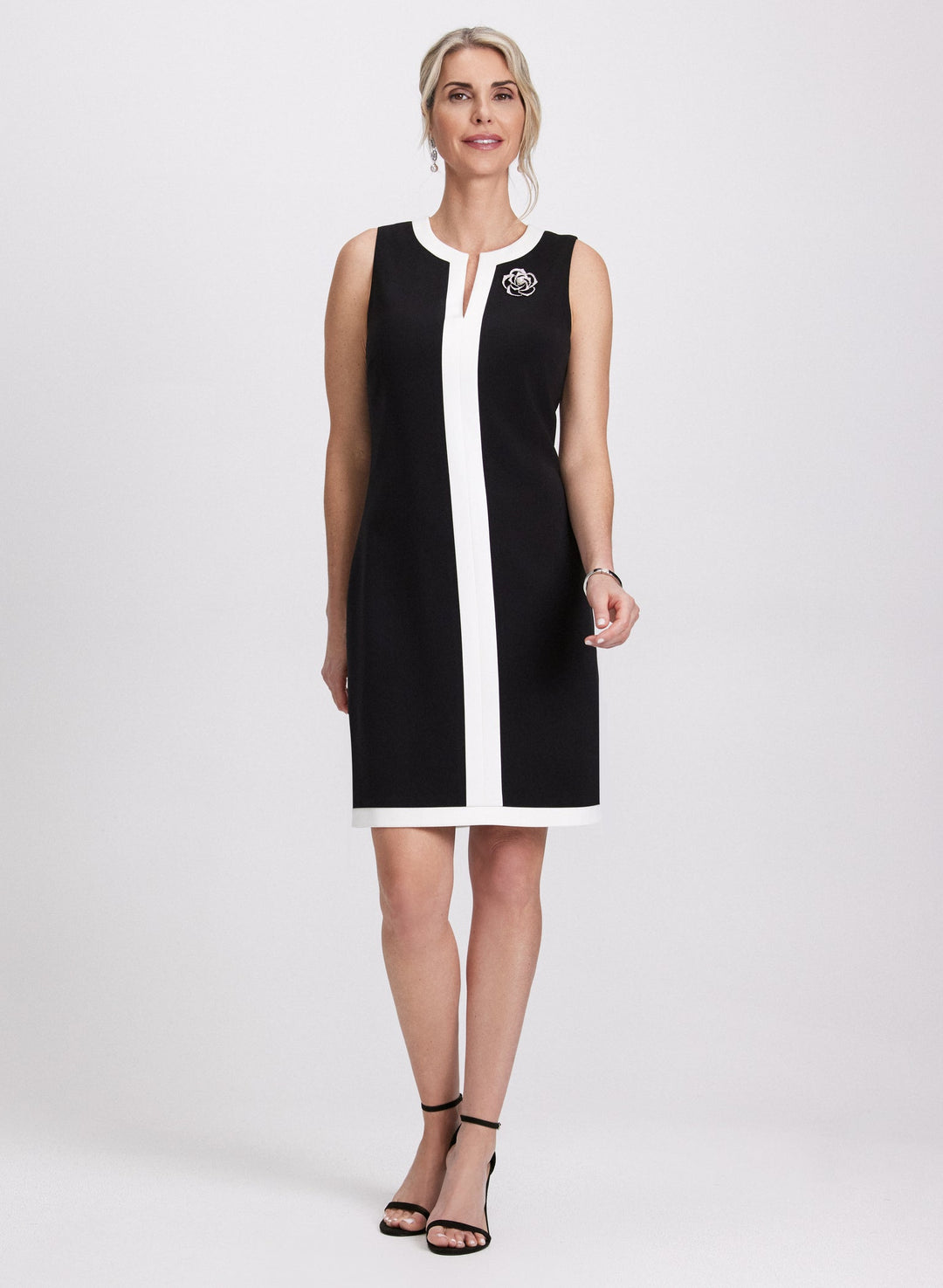 LAURA Contrast Trim Dress