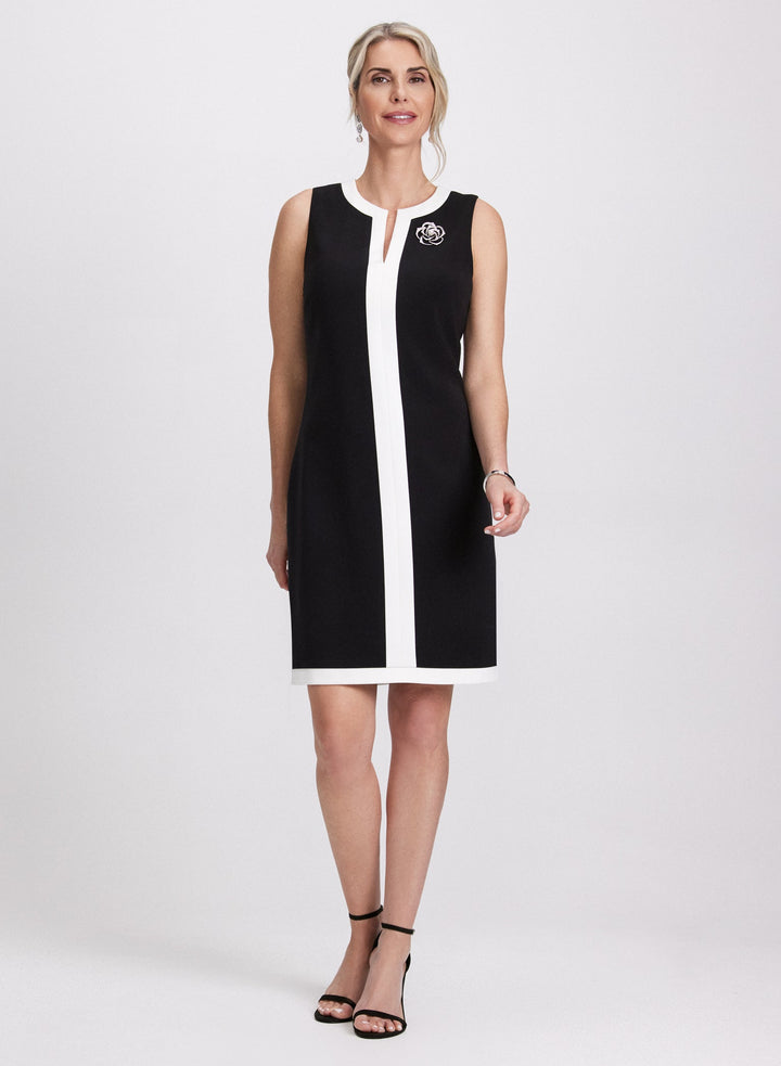 LAURA Contrast Trim Dress