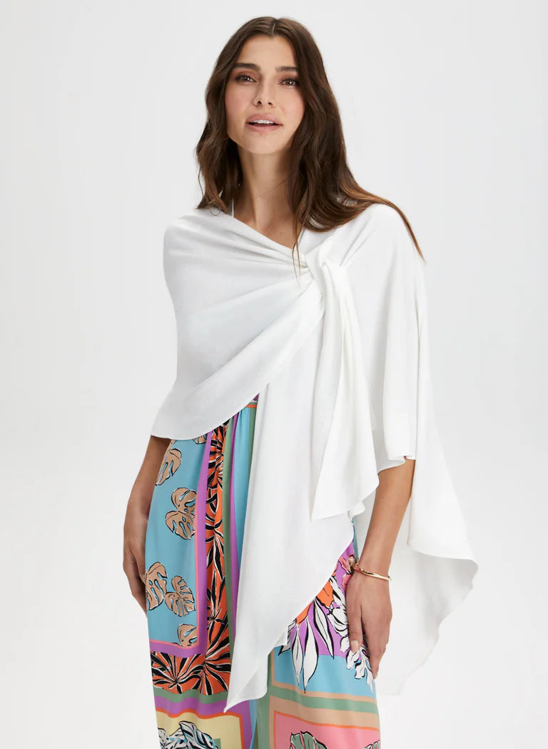 LAURA Textured Crepe Shawl