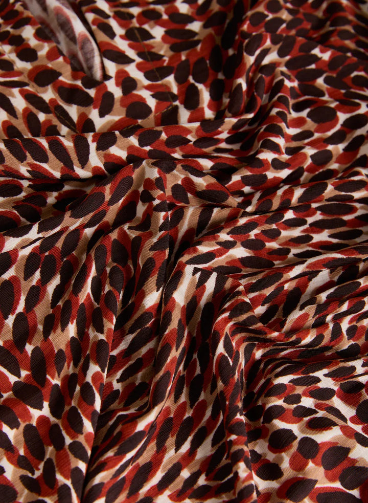 LAURA Animal Print Sleeveless Top