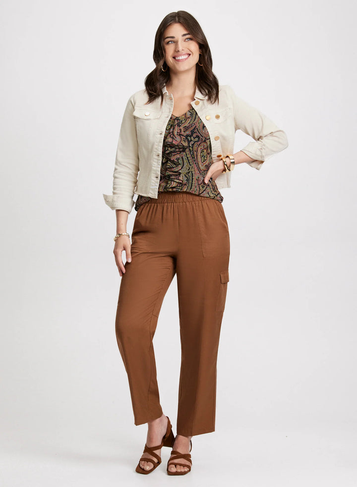 LAURA Cropped Denim Jacket
