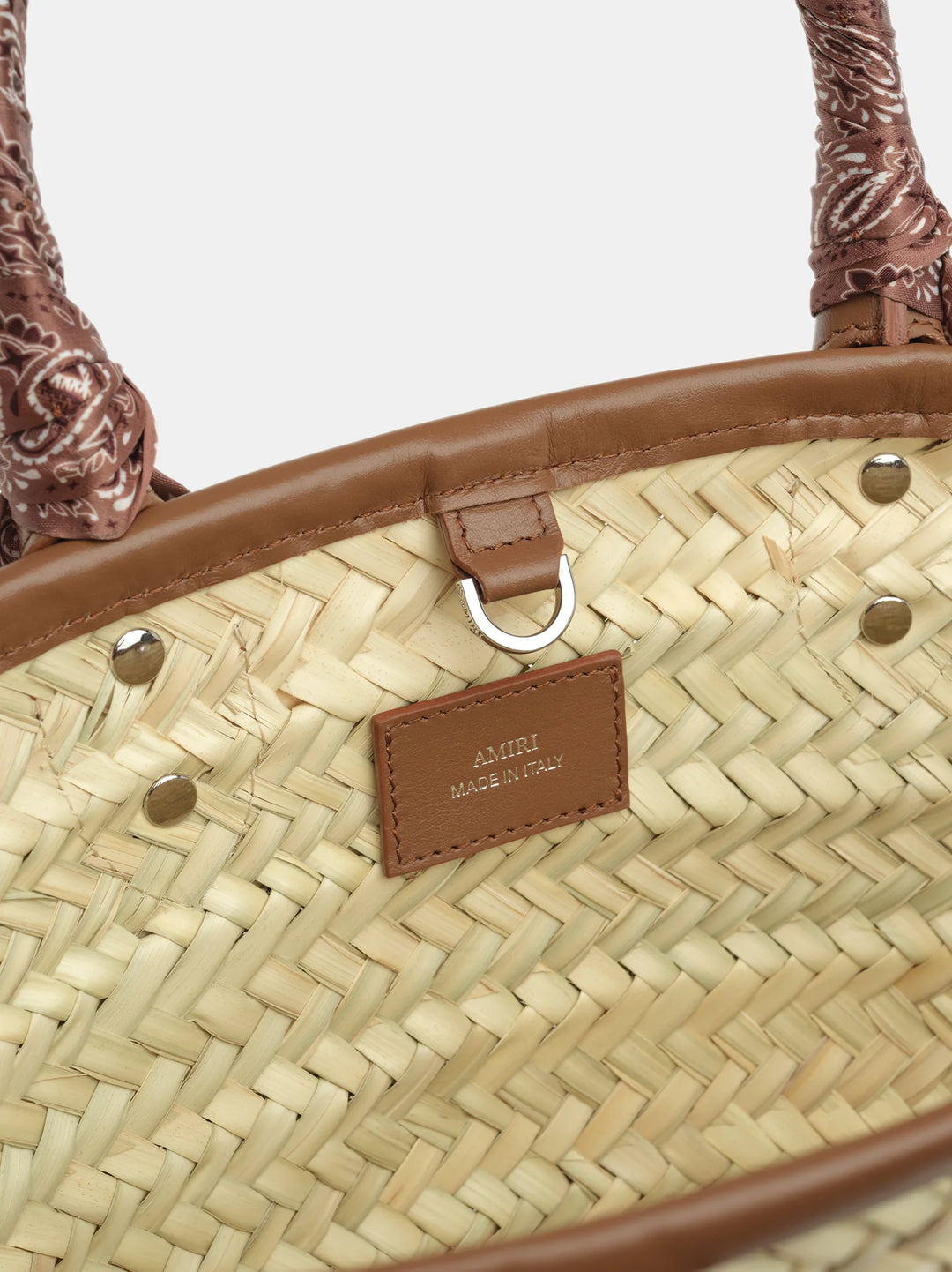 AMIRI  WOMEN'S MA RAFFIA MICRO TOTE