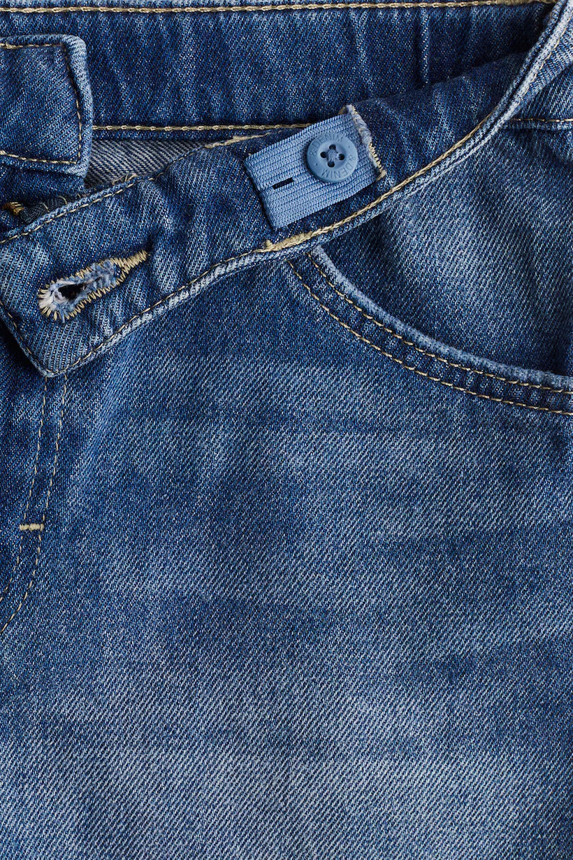 H&M Frayed-Edge Denim Shorts