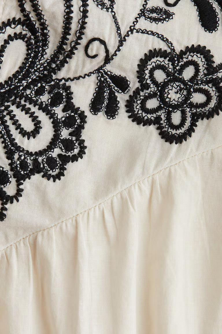 H&M Embroidered Blouse