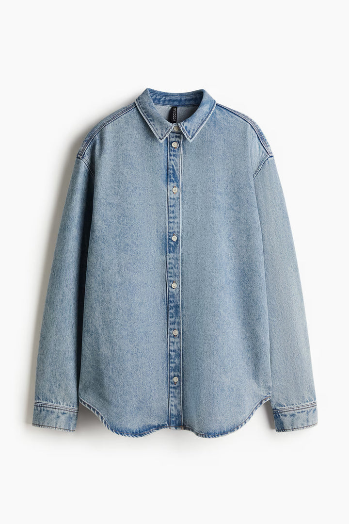 H&M Oversized Denim Shirt