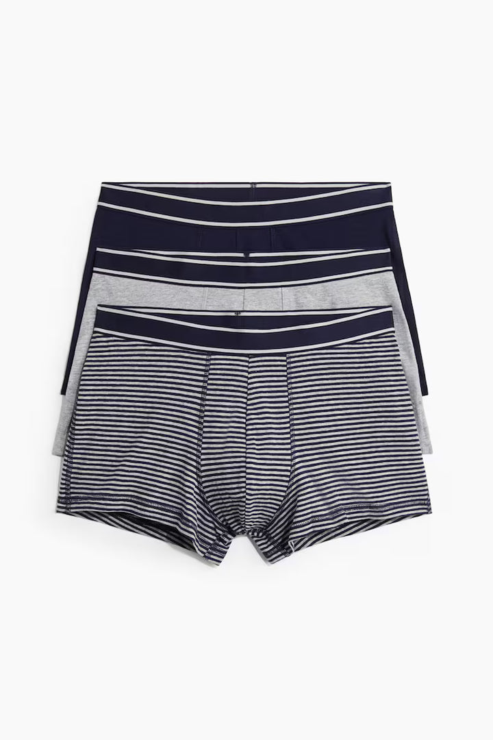 H&M 3-Pack Short Cotton Boxer Briefs