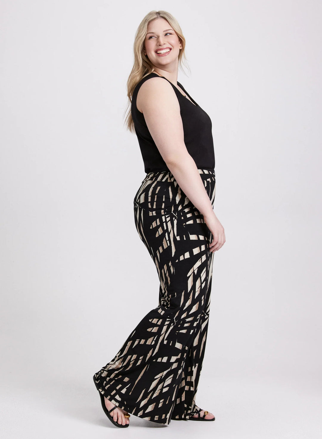 LAURA Joseph Ribkoff - Palm Print Pants