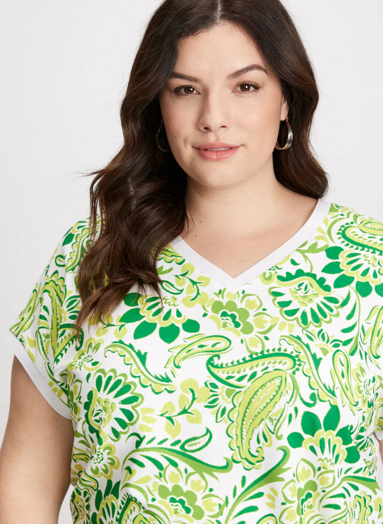 LAURA Tie Detail Drop-Shoulder Top