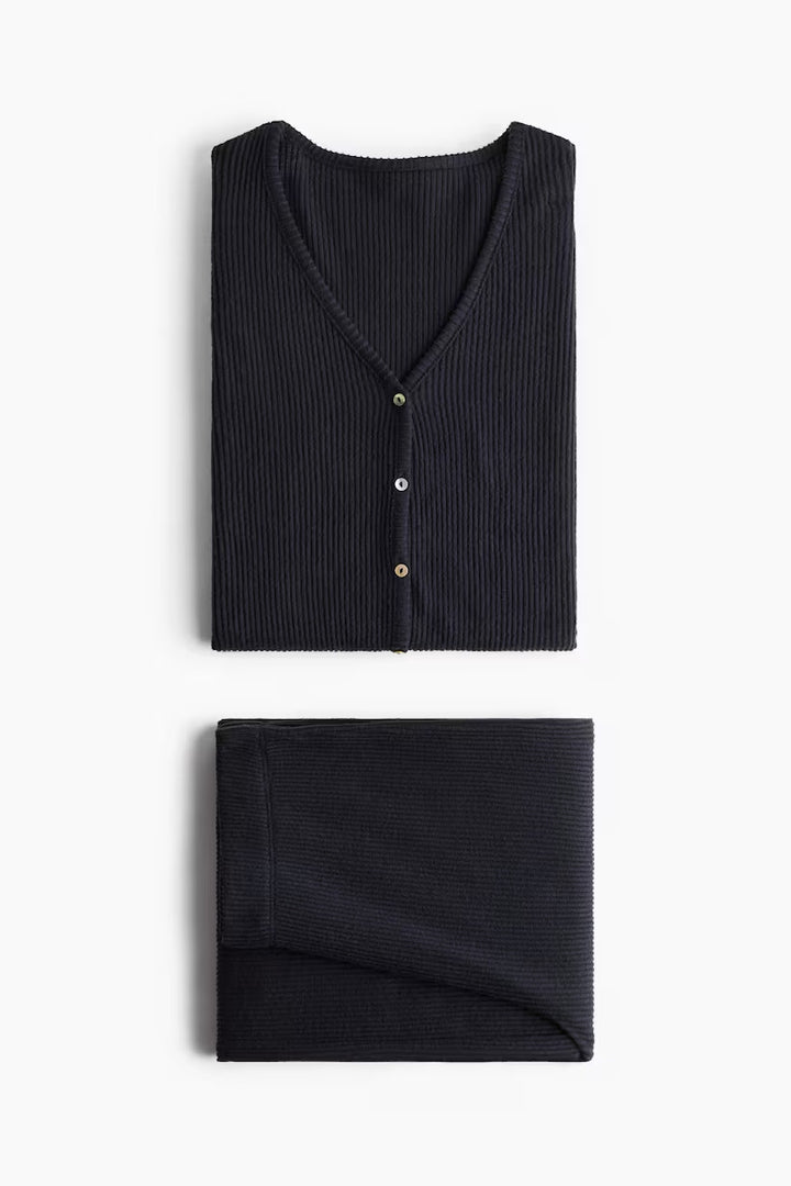 H&M Ribbed jersey pyjamas