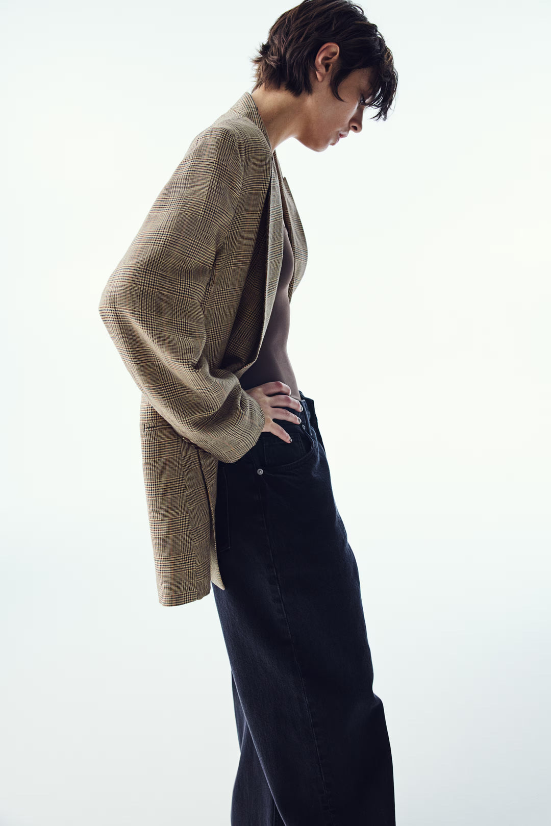 H&M Linen-Blend Blazer