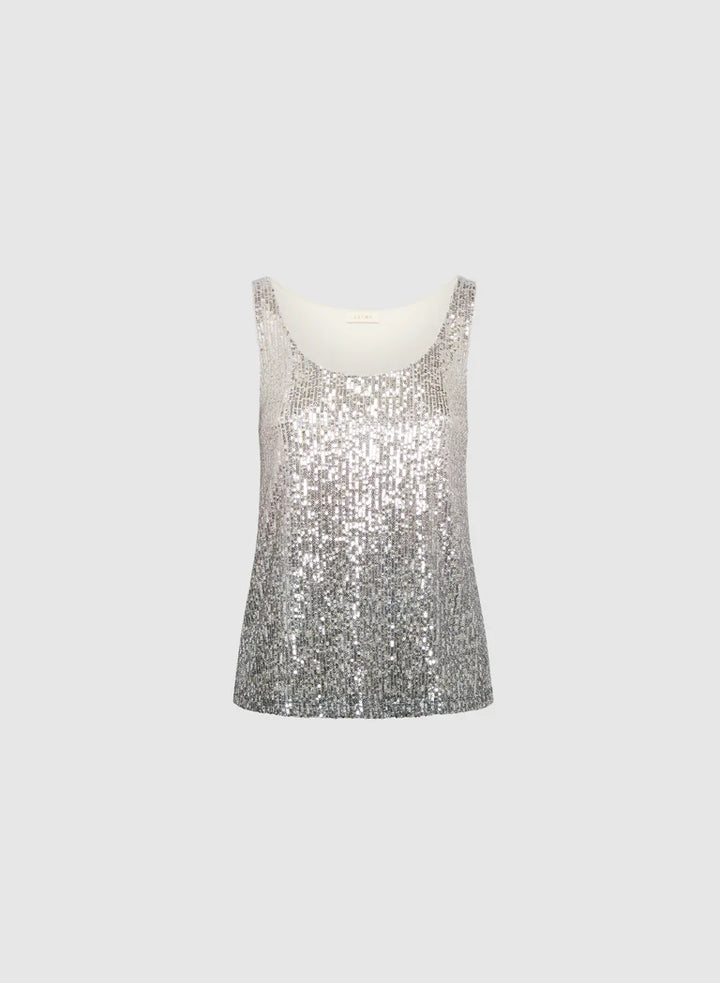 LAURA Ombré Sequin Tank Top