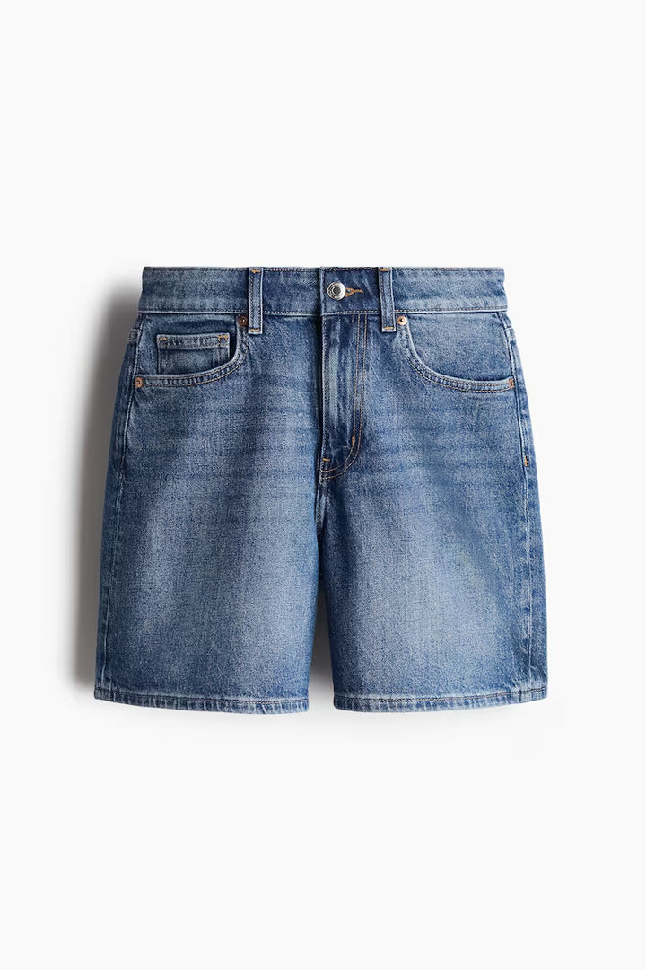 H&M HIGH WAIST DENIM SHORTS