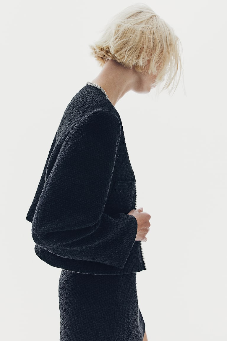 H&M Bouclé Mini Skirt