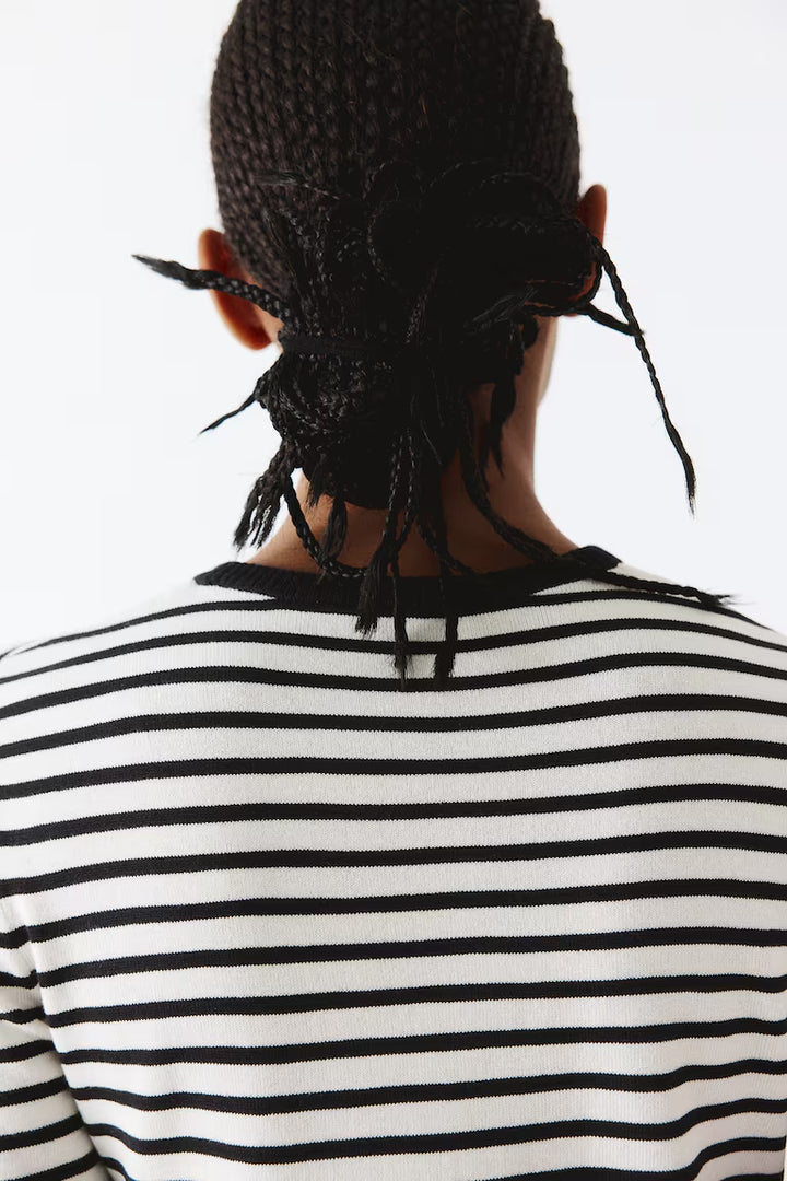H&M FINE-KNIT T-SHIRT
