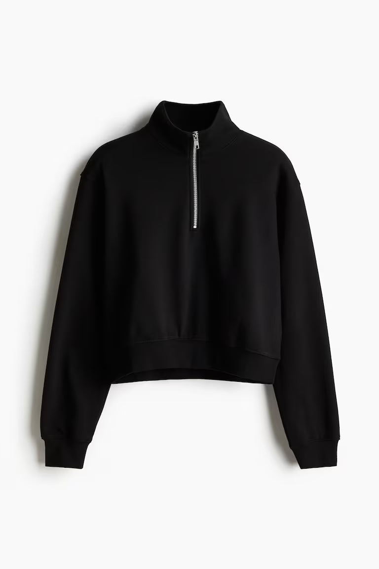 H&M HALF-ZIP SWEATSHIRT
