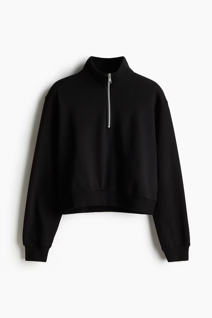 H&M HALF-ZIP SWEATSHIRT