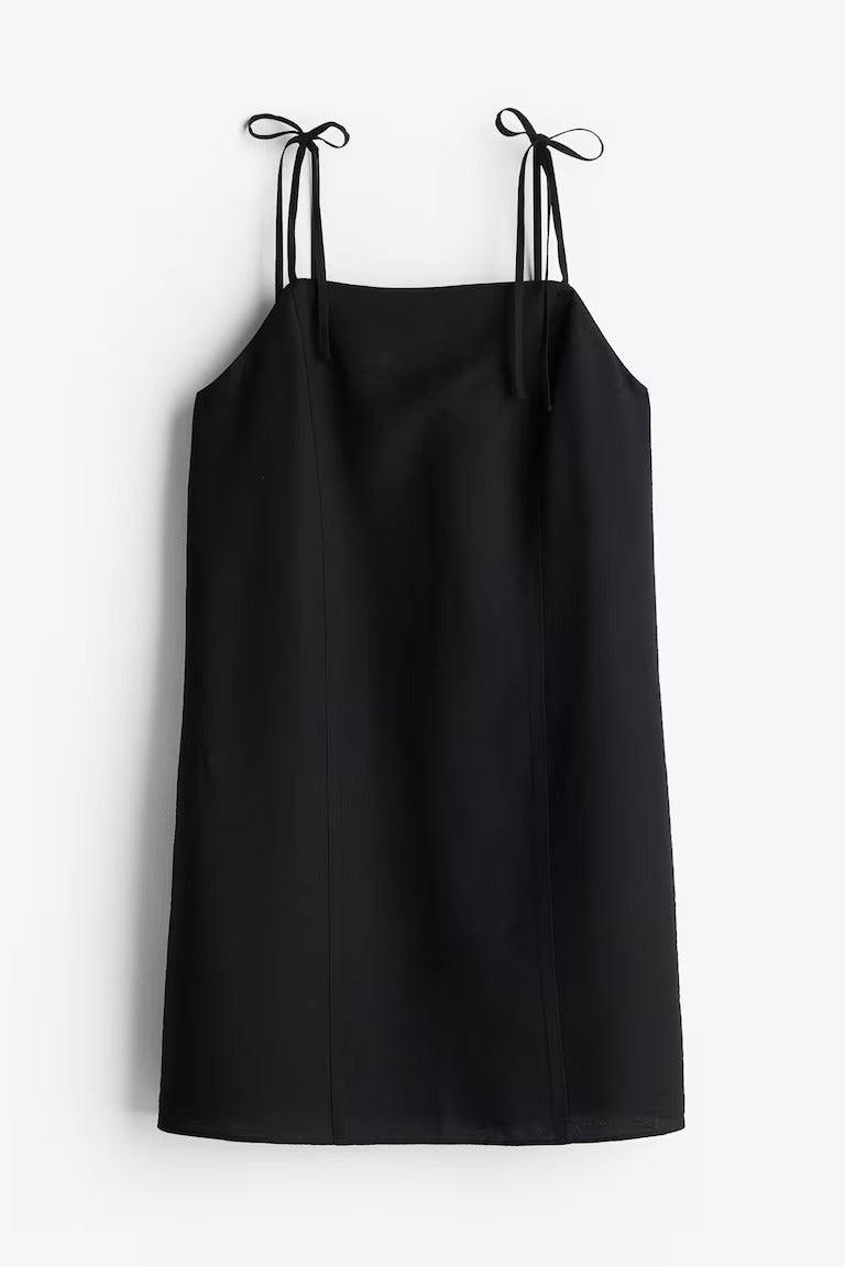 H&M Dress with Tie Shoulder Straps