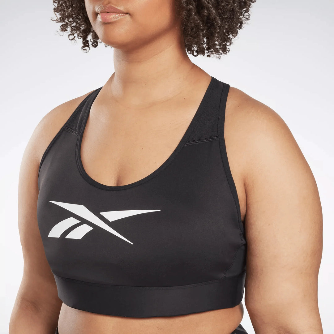 Reebok Women's Lux Vector Racer Sports Bra (Plus Size)