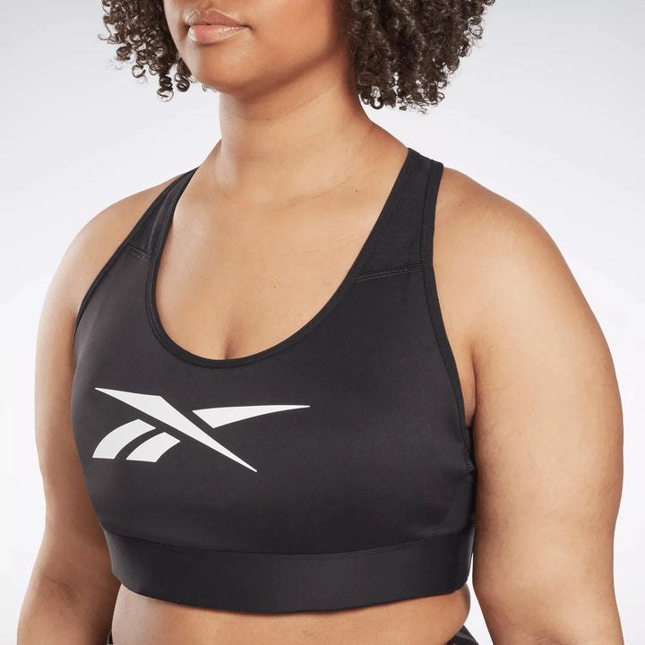 Reebok Women's Lux Vector Racer Sports Bra (Plus Size)