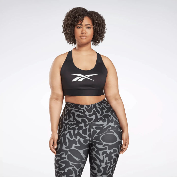 Reebok Women's Lux Vector Racer Sports Bra (Plus Size)