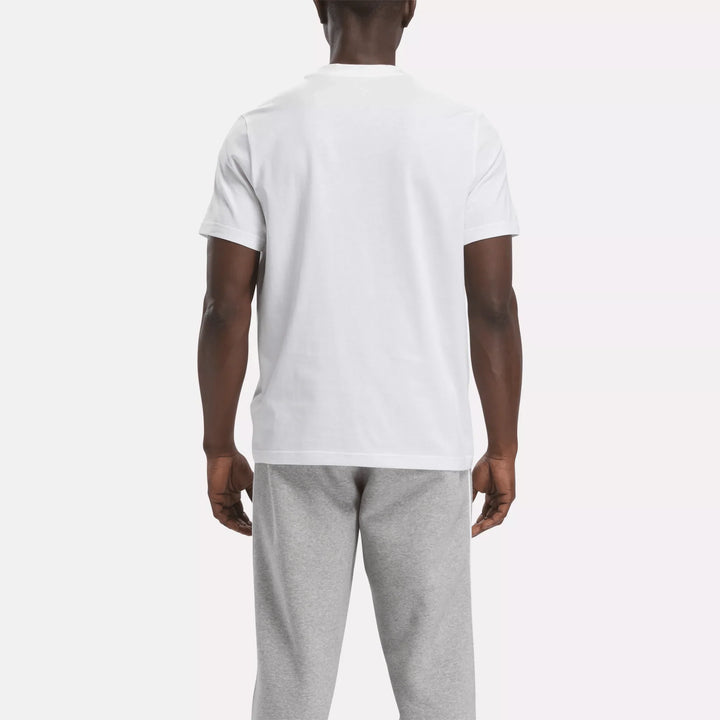 Reebok Men's Reebok Identity Big Stacked Logo T-Shirt