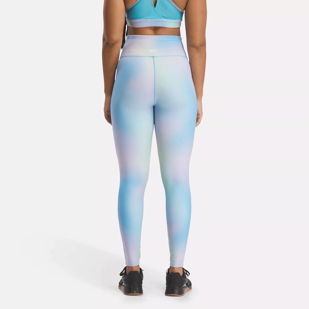 Reebok Women's Lux Bold High-Rise Printed Leggings