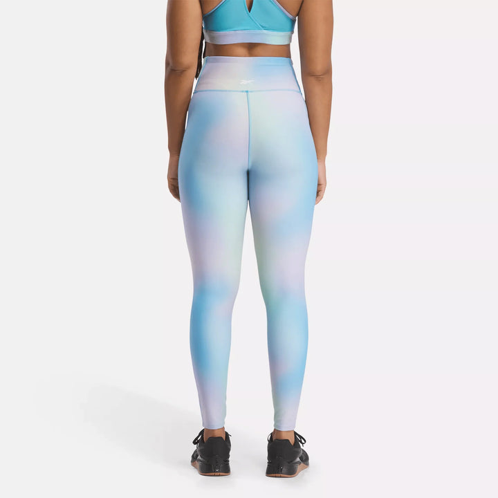Reebok Women's Lux Bold High-Rise Printed Leggings