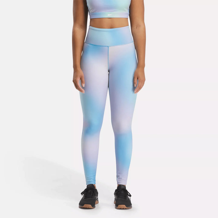 Reebok Women's Lux Bold High-Rise Printed Leggings