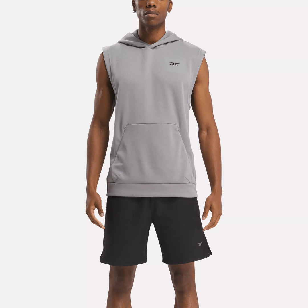 Reebok Men's Strength Sleeveless Hoodie