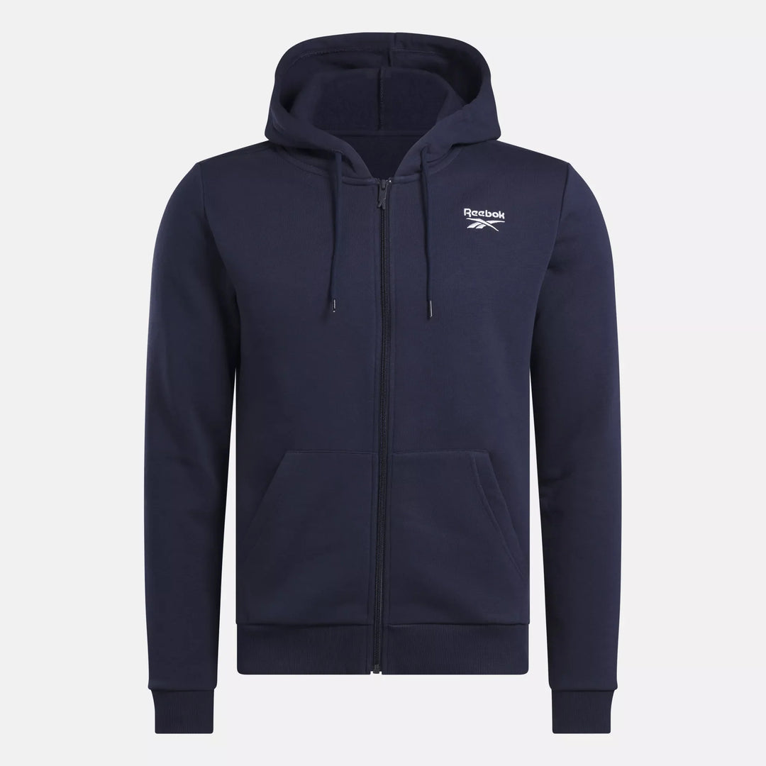 Reebok Men's Reebok Identity Small Logo Fleece Full-Zip Hoodie