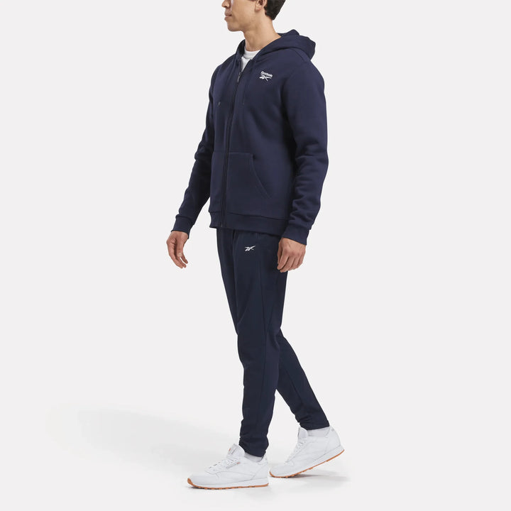 Reebok Men's Reebok Identity Small Logo Fleece Full-Zip Hoodie
