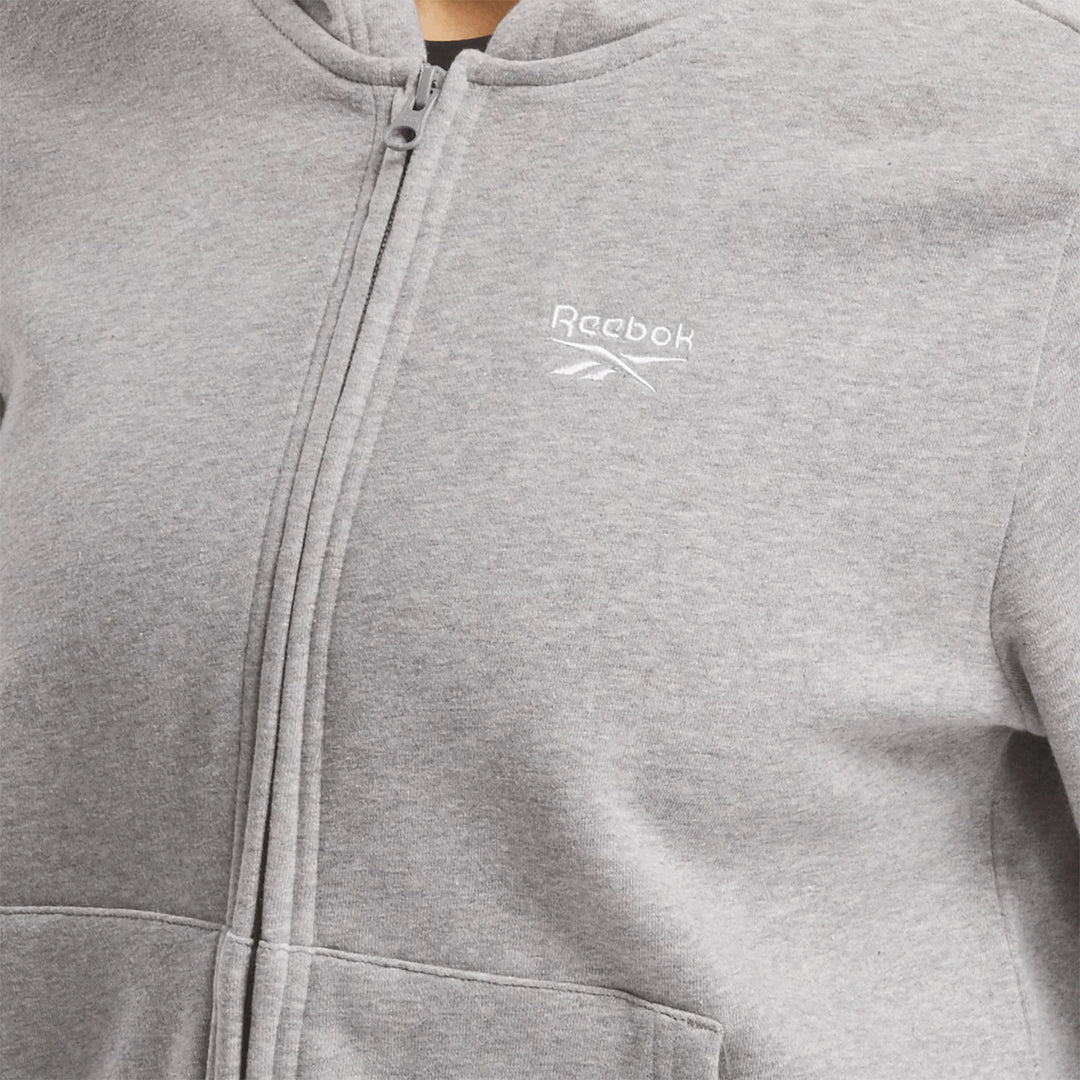 Reebok Women's Reebok Identity Small Logo Fleece Full-Zip Hoodie