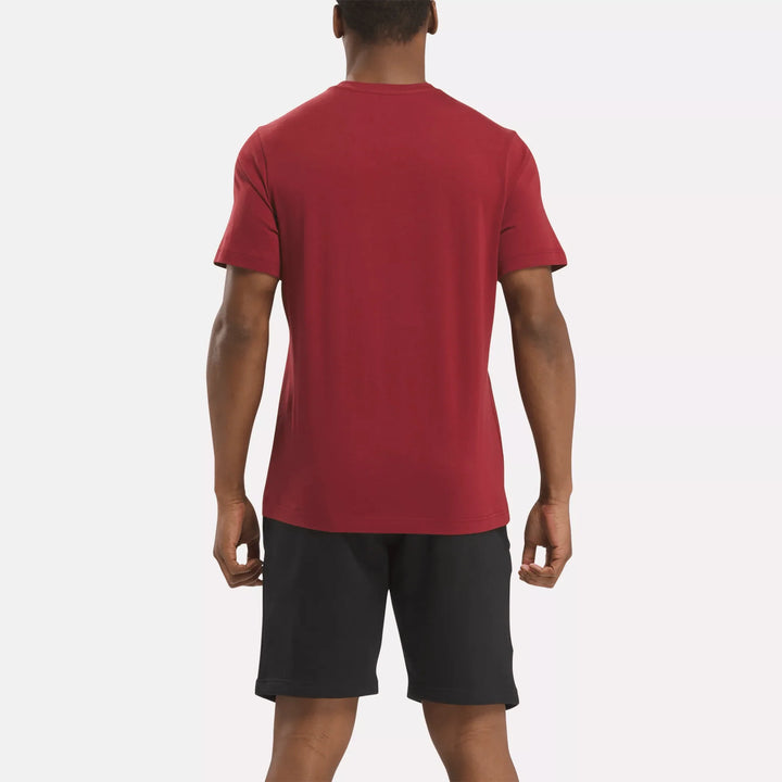 Reebok Men's Reebok Identity Big Stacked Logo T-Shirt
