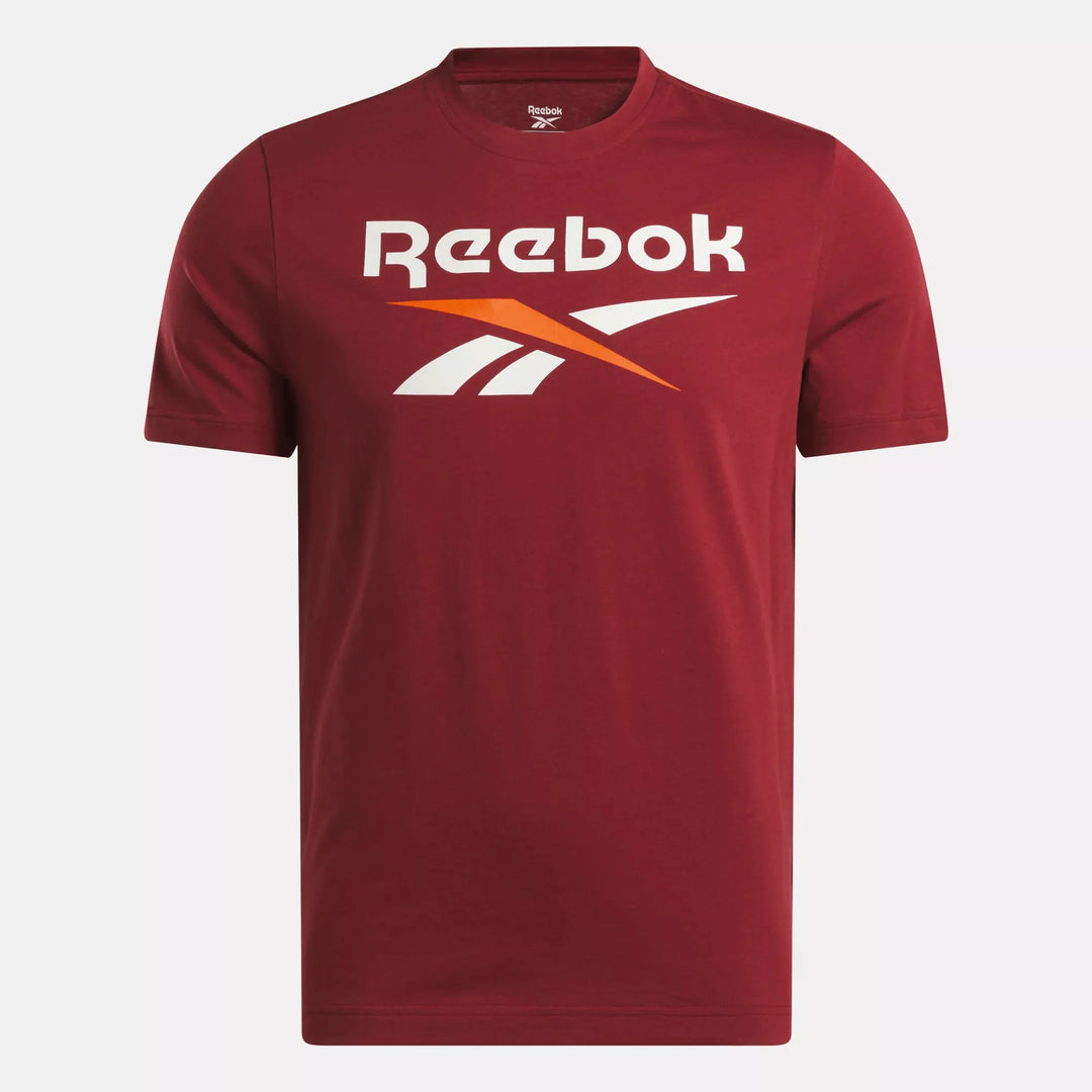 Reebok Men's Reebok Identity Big Stacked Logo T-Shirt
